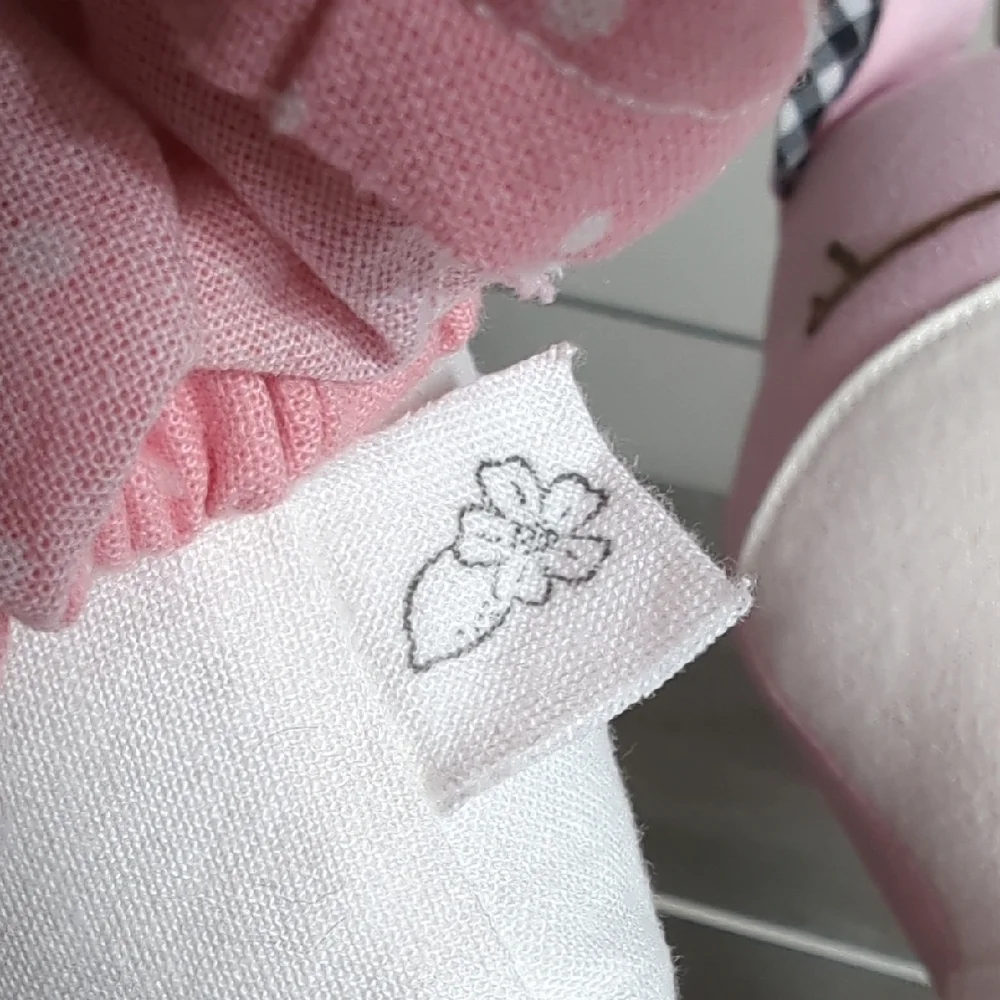 Buttercup Avenue Pink White Plush Unicorn‎ & Piglet Dolls Pair 2 Modern Handmade